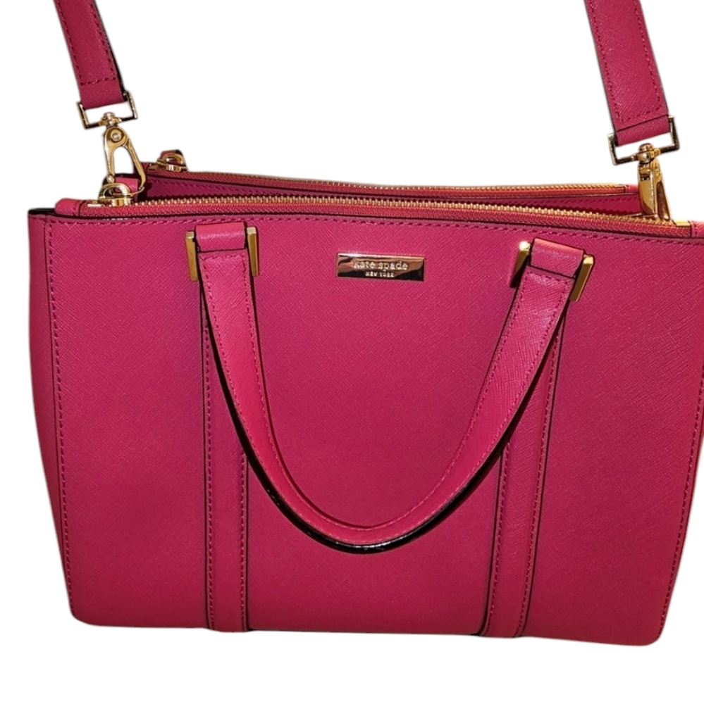 Kate Spade Small Loden Newbury Lane Pink Bag Barbie pink!